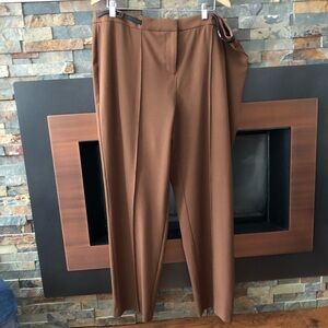 Laura Elegant Brown Women's Pants